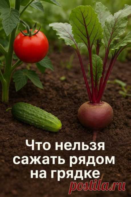 Что нельзя сажать рядом на грядке Иногда урожай подводит не... | Интересный контент в группе Дачные Идеи и Хитрости