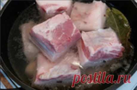 Маринованное сало, мясо - всего за 5 минут.