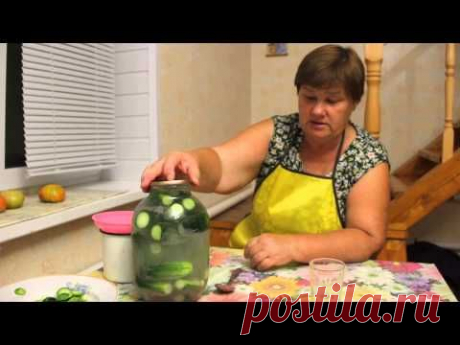 ▶ Необычный способ засолки огурцов.Засолка огурцов. Рецепт соленых огурцов. - YouTube