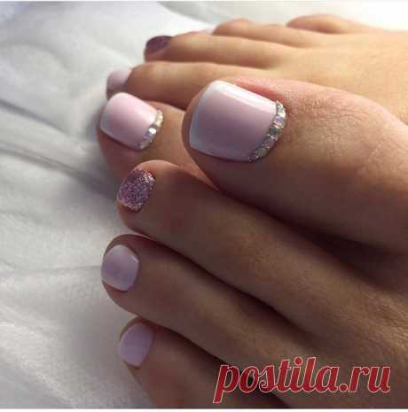 Идеи для педикюра. Френч #1 | Pro nails | Яндекс Дзен