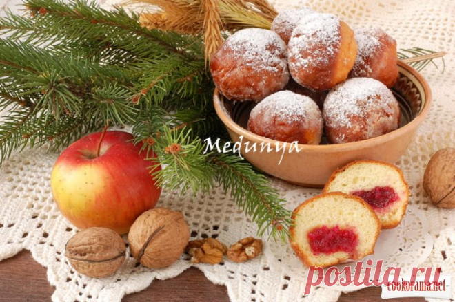 Пампухи з трояндовим варенням / Булочки / Кукорама — смачні рецепти!
