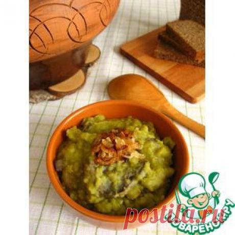 Каша гороховая с грибами