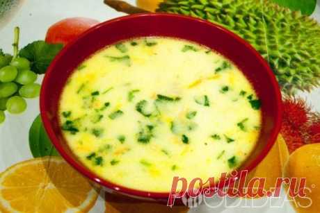 Вкусный суп из плавленого сыра - рецепт приготовления с фото