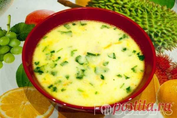 Вкусный суп из плавленого сыра - рецепт приготовления с фото