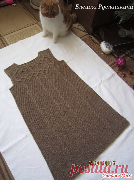 Платье-сарафан для себя любимой. - Вязание - Страна Мам