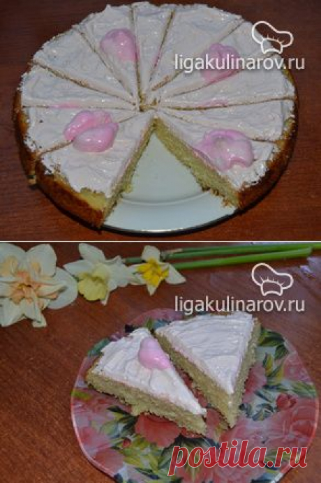 Манник на желтках рецепт пошаговый Лиги Кулинаров. Рецепт манника на желтках, рецепты Лиги Кулинаров.