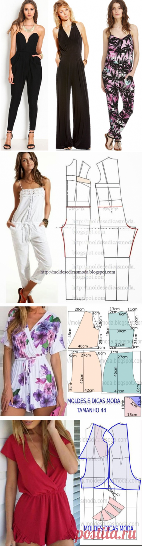 Шьем красивые летние комбинезоны