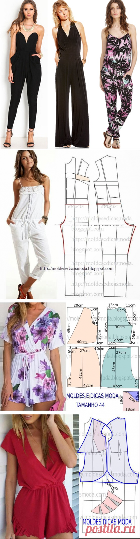 Шьем красивые летние комбинезоны