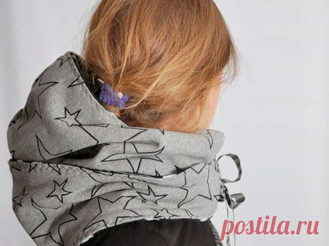 Tutoriel DIY: Coudre une écharpe capuche via DaWanda.com