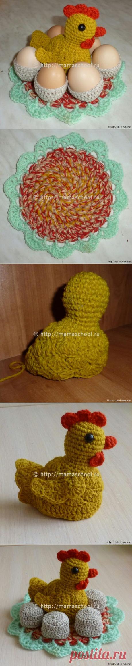 вязаная курочка