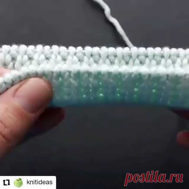 #Repost @knitideas
• • • • • •
Фабричный край без заморочек для резинки 1 на 1!

Сегодня хочу показать как сделать красивый фабричный край при вязании резинки 1 на 1. Такой край очень красиво смотрится, хорошо держит форму, не стягивает и выполнить его не сложно. При таком наборе можно регулировать кончик нити и оставить нужного размера, а также место соединения при круговом вязании незаметно.

 Для этого понадобится вспомогательная нить контрастного цвета.

Поворотное вяз...