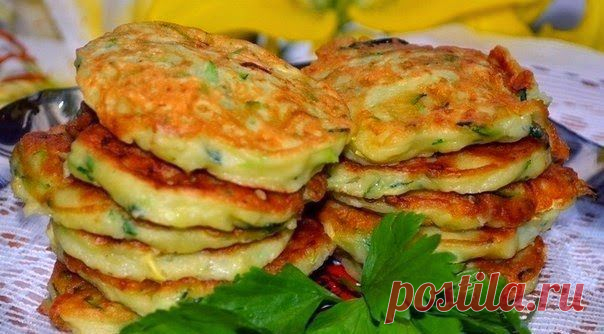 Кабачковые оладьи | Банк кулинарных рецептов