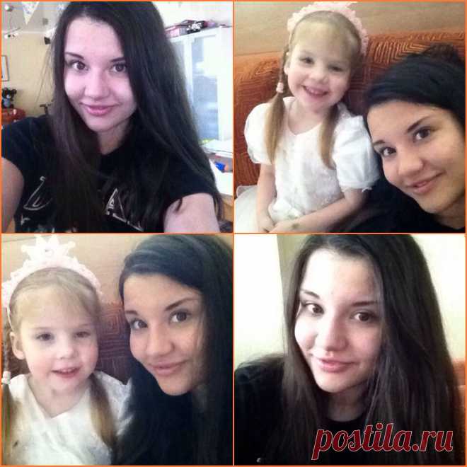 С Катенькой! Малышка моя!