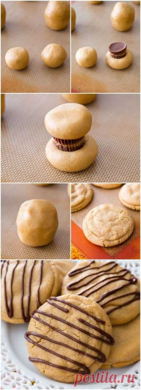 Reese’s Stuffed Peanut Butter Cookies. Soft, chewy, and overloaded with peanut butter! sallysbakingaddic… Reeses Stuffed Peanut Butter Cookies  Soft  chewy  and overloaded with peanut butter  sallysbakingaddic