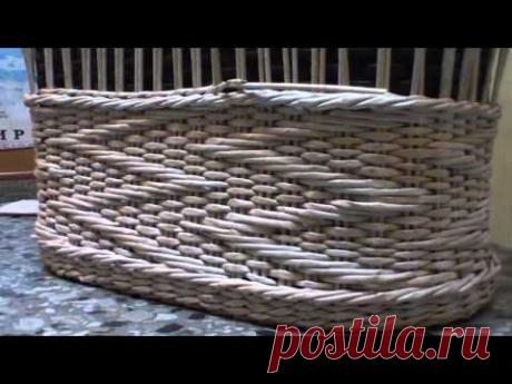 Объемный узор &quot;Зигзаг&quot; на основе ситцевого плетения. Часть 2. - YouTube