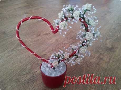 Сердце из бисера