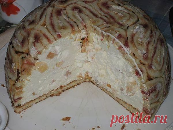 Моя копилка - Кухня: Торт "Колечки" без выпечки