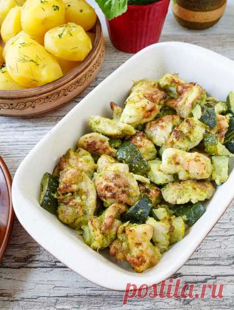 Курица с кабачками в маринаде из чесночных стрелок на Вкусном Блоге Курица с кабачками в маринаде из чесночных стрелок - вкусные проверенные рецепты, подбор рецептов по продуктам, консультации шеф-повара, пошаговые фото, списки покупок на VkusnyBlog.Com