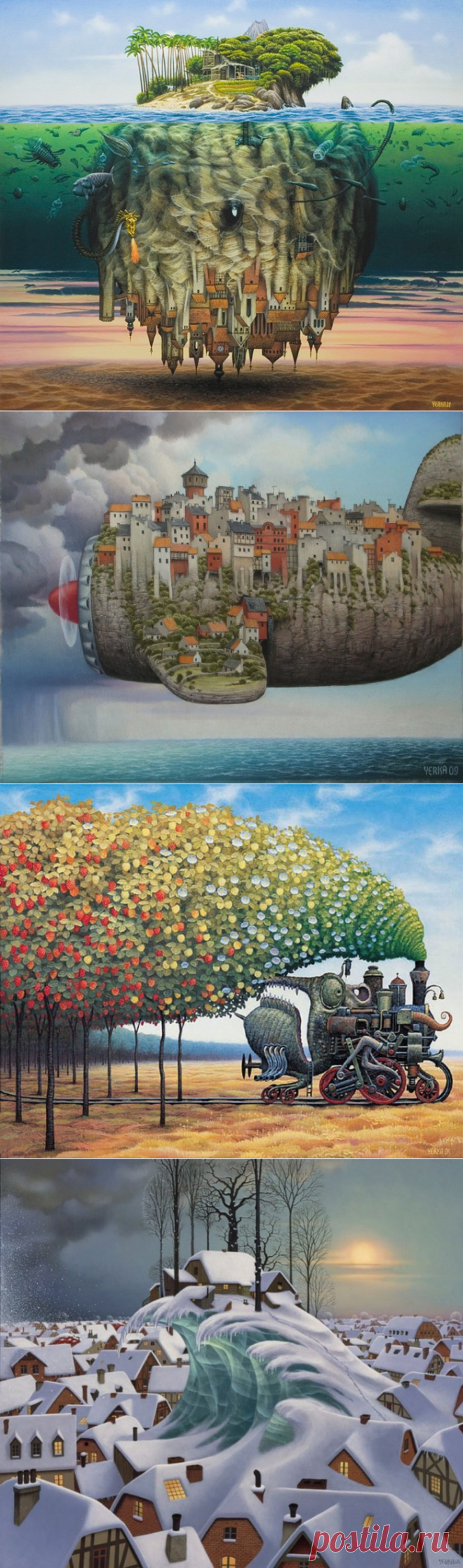 Художник Яцек Йерка и его удивительный мир