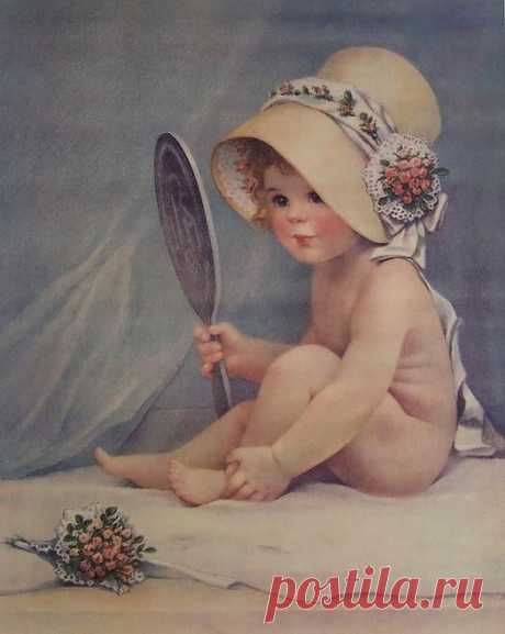 Винтажные картинки Roman Frances (дети).