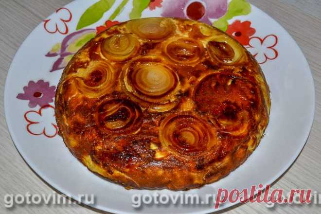 Мандирмак - дагестанская картофельная запеканка на сковороде . Рецепт с фото Чтобы попробовать национальное дагестанское блюдо мандирмак, не обязательно ехать в гости в прекрасную горную страну. Достаточно иметь самые простые и доступные продукты и желание прикоснуться к культуре других народностей. Мандирмак - это рецепт овощного блюда из лука, помидоров и картофеля, залитое взбитыми яйцами, которое тушится в сковороде на медленном огне. В результате получается замечатель...