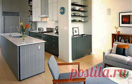 Тонкости дизайна кухни гостиной: примеры удачного зонирования пространства | ВСЁ ДЛЯ ДОМА