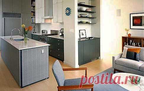 Тонкости дизайна кухни гостиной: примеры удачного зонирования пространства | ВСЁ ДЛЯ ДОМА