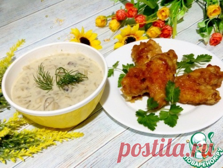 Грибное шерри-фрикасе – кулинарный рецепт