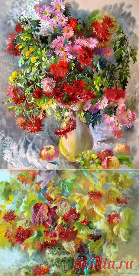 Акварели. Художник Наталия Аникина-Закревская.