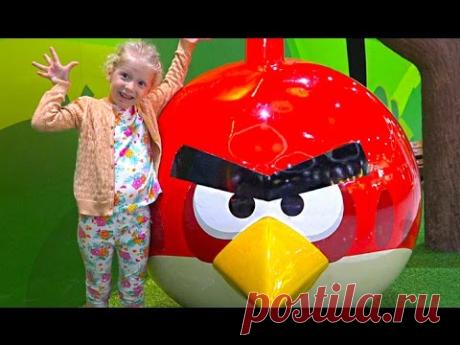 Самый крутой парк Энгри Бердс Приключение в Angry Birds Невероятный детский парк с веселыми птицами
