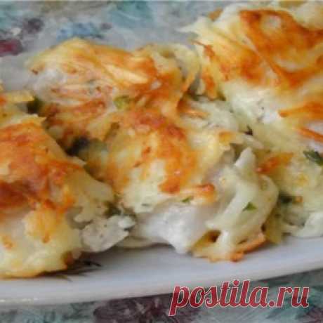 Вкусная рыба под тертой картошкой - МирТесен