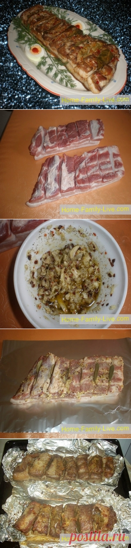 Брюшина в духовке/Сайт с пошаговыми рецептами с фото для тех кто любит готовить