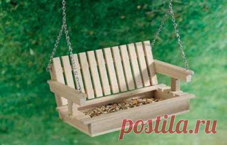 Porch Swing Bird Feeder | Apsnice.us