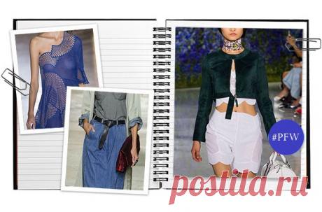 Весенне-летние тенденции из Парижа