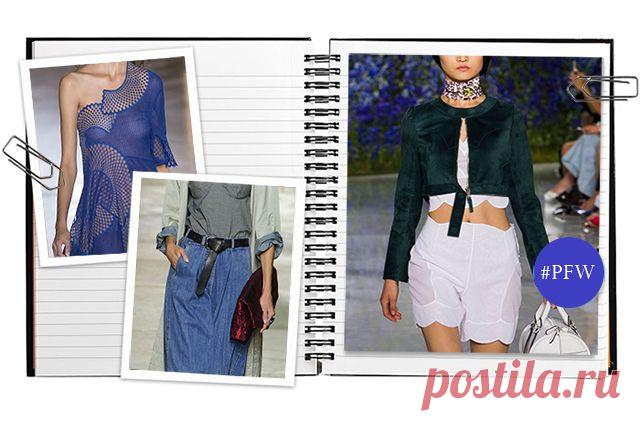 Весенне-летние тенденции из Парижа