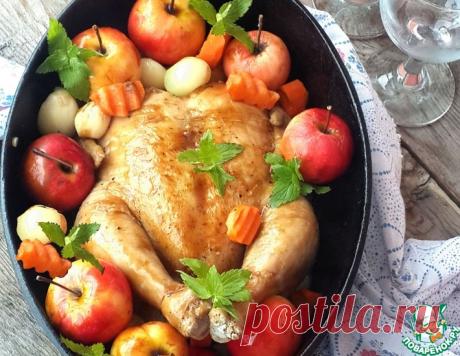 Вкуснейшая курица для семейного торжества – кулинарный рецепт