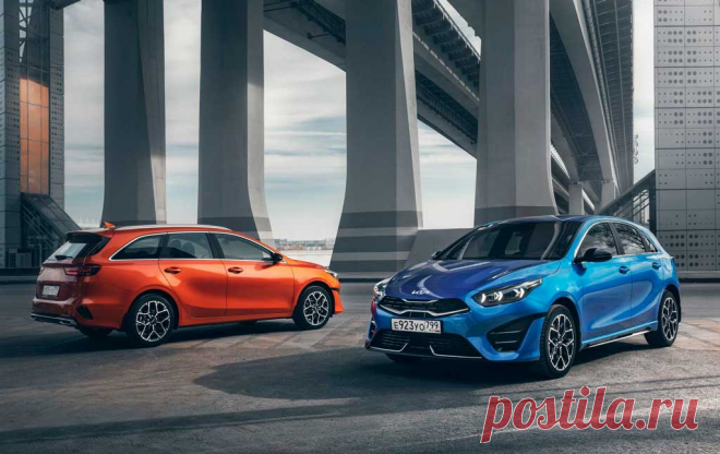 Семейство Kia Ceed 2022 после легкого обновления: фото, цена, характеристики