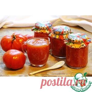 Томатная заготовка на зиму без уксуса
