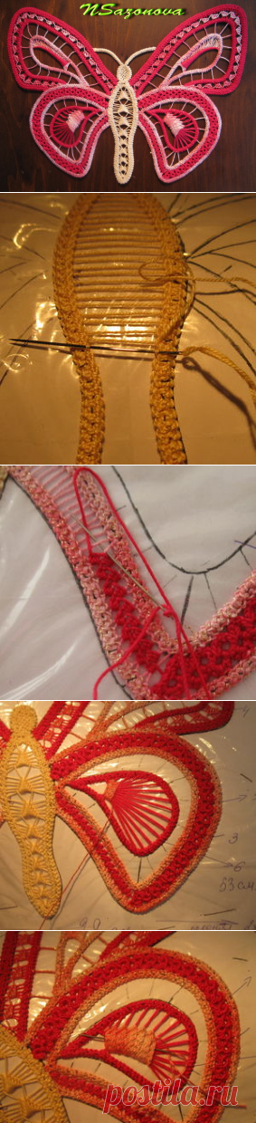 Мастер-класс по вязанию бабочки