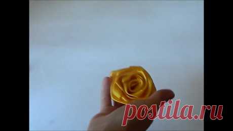 2 способа как быстро сделать розу из ленты