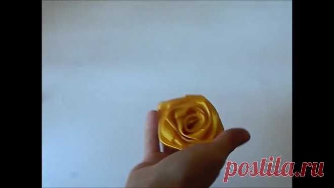 2 способа как быстро сделать розу из ленты