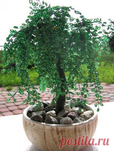 Деревья из бисера » Мастер-класс. Своими руками. Сборник мастер-классов для рукодельниц.