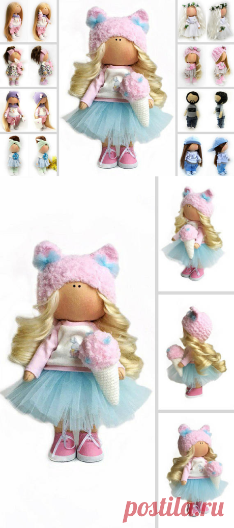 Poupée Cloth Rag Soft Doll Muñecas Green Textile Doll Bambole