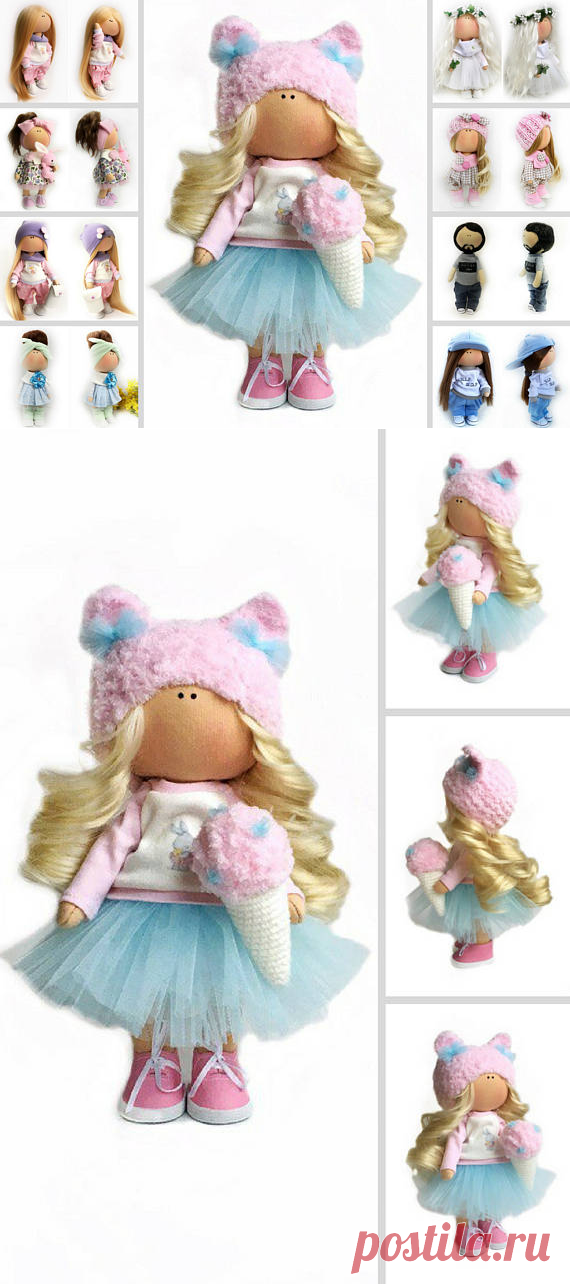 Poupée Cloth Rag Soft Doll Muñecas Green Textile Doll Bambole