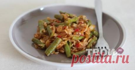 Рис с фасолью в томате - вкусный рецепт с пошаговым фото