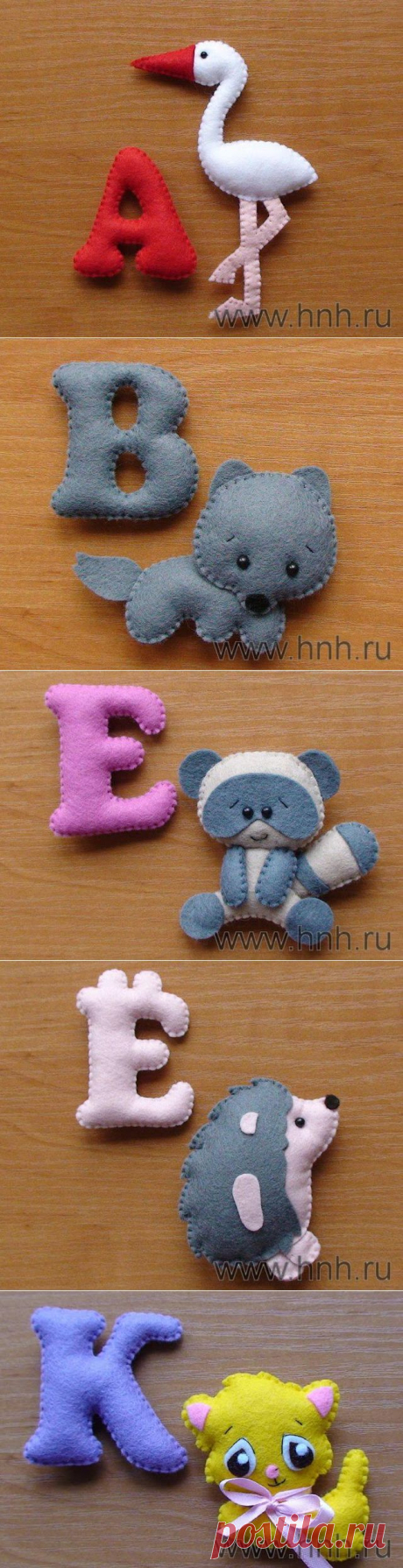 Design &amp; Decor: Алфавит из фетра. Выкройки от А до Л. Часть 1