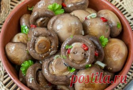 Вкусный и быстрый рецепт грибочков в маринаде!..