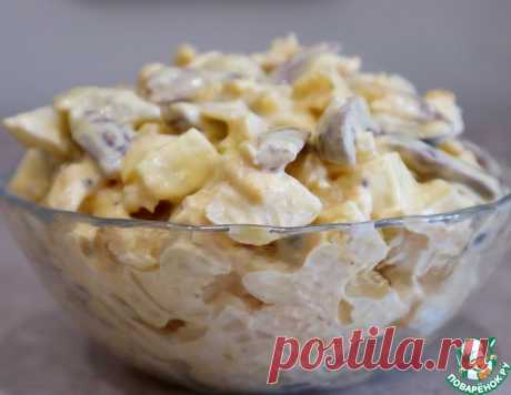 Салат "Сердцеедка" из куриных сердечек