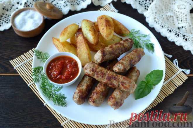 Рецепт: Фрикандели (колбаски без оболочки) на RussianFood.com