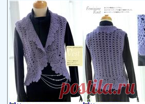"Все в ажуре" жилеты крючком